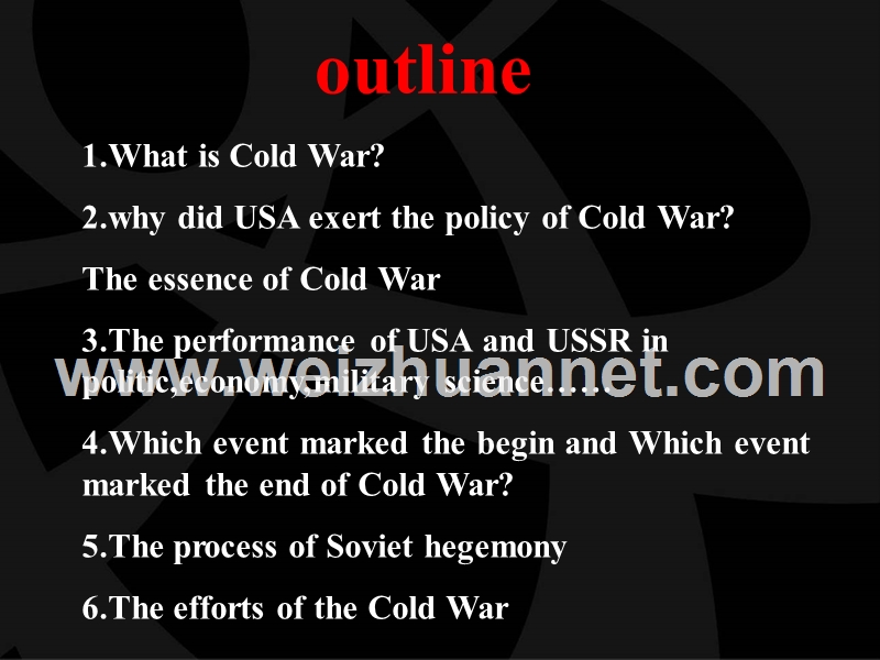 cold-war。美苏冷战-英语版。最全最完整的版本。啵啵独家制作.ppt_第2页