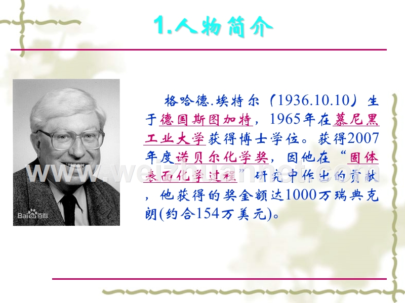 2007年诺贝尔化学奖.ppt_第3页