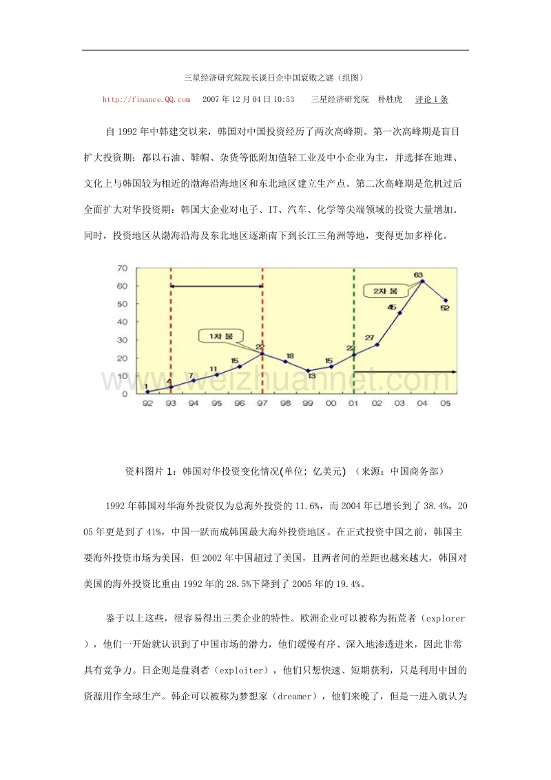 三星经济研究院院长谈日企中国衰败之谜.doc_第1页