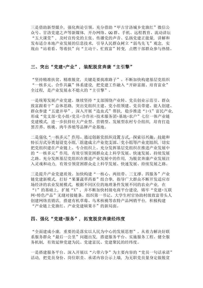 筑牢党建之基 成就扶贫大业.doc_第3页