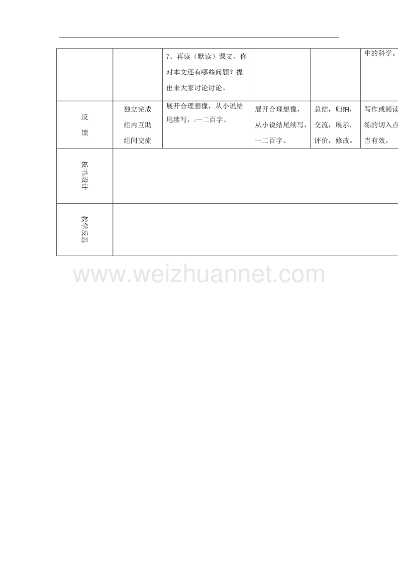 吉林省通化市2017年八年级语文下册第三单元15喂出来导学案无答案新版新人教版.doc_第2页