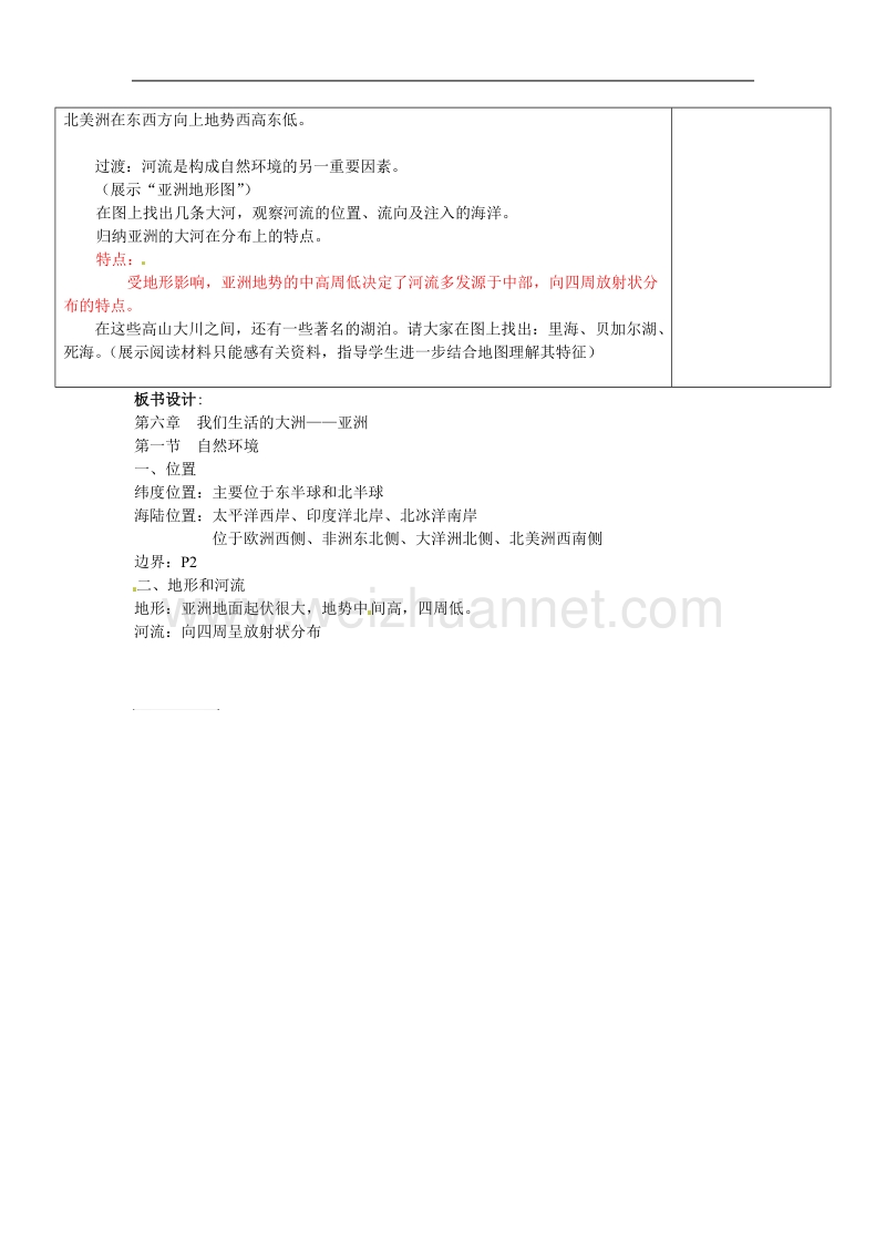 2016年春人教版七年级地理下册第六章-我们生活的大洲-亚洲第一节-位置和范围学案.doc.doc_第3页