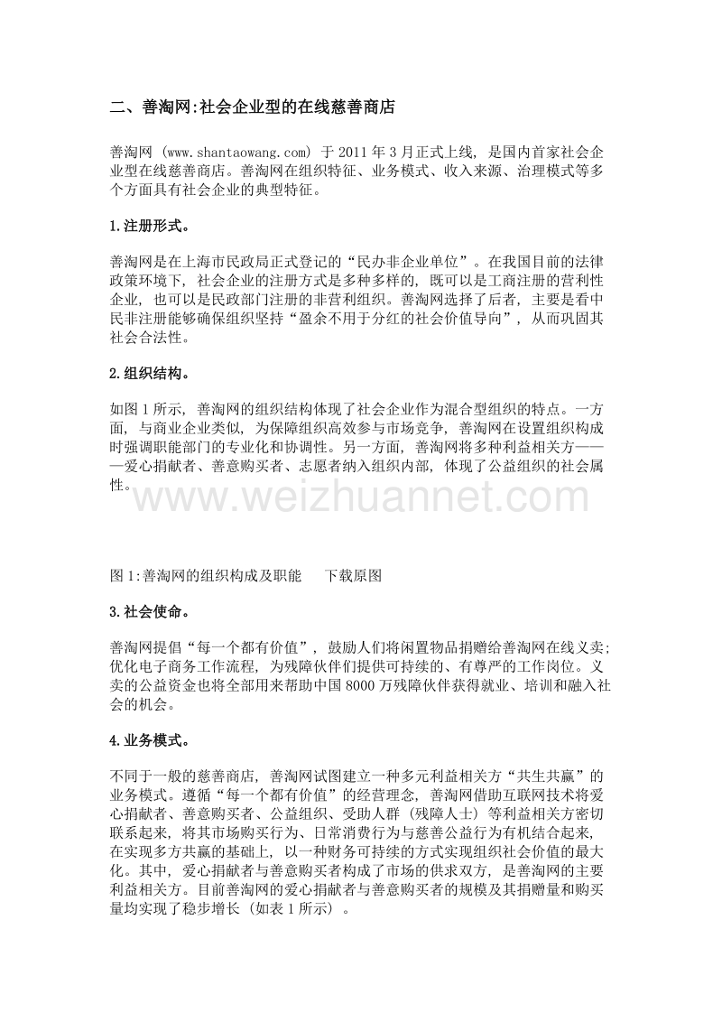 社会企业型在线慈善商店的创新模式分析——基于善淘网的案例研究.doc_第3页