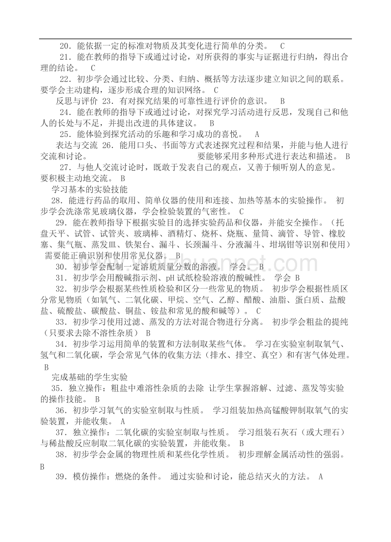 2015年江苏泰州中考化学学科考试大纲.doc_第3页