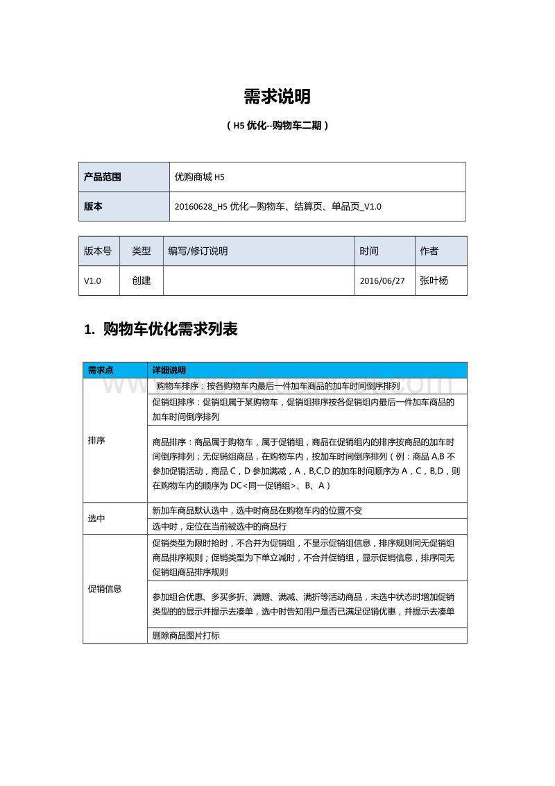 h5优化-购物车二期prd.docx_第1页