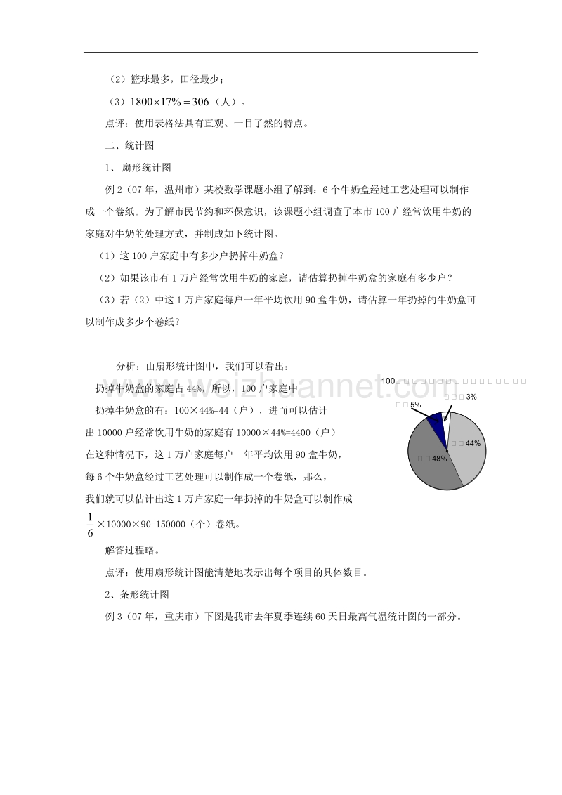 2017年八年级七年级数学上册4.3数据的整理拓展了解选择合适的图表进行数据整理素材（新版）青岛版.doc_第2页