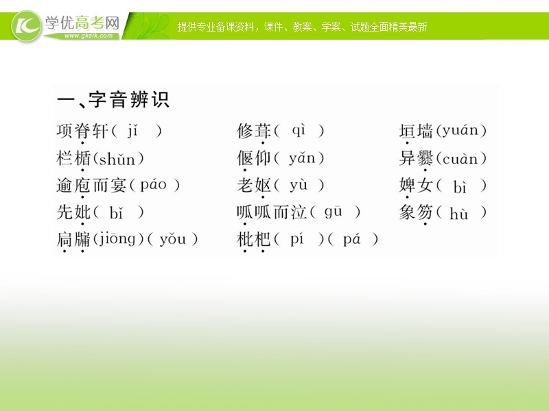 2017版语文（语文版必修1）全程学习方略课件：4.15《项脊轩志》.ppt_第2页