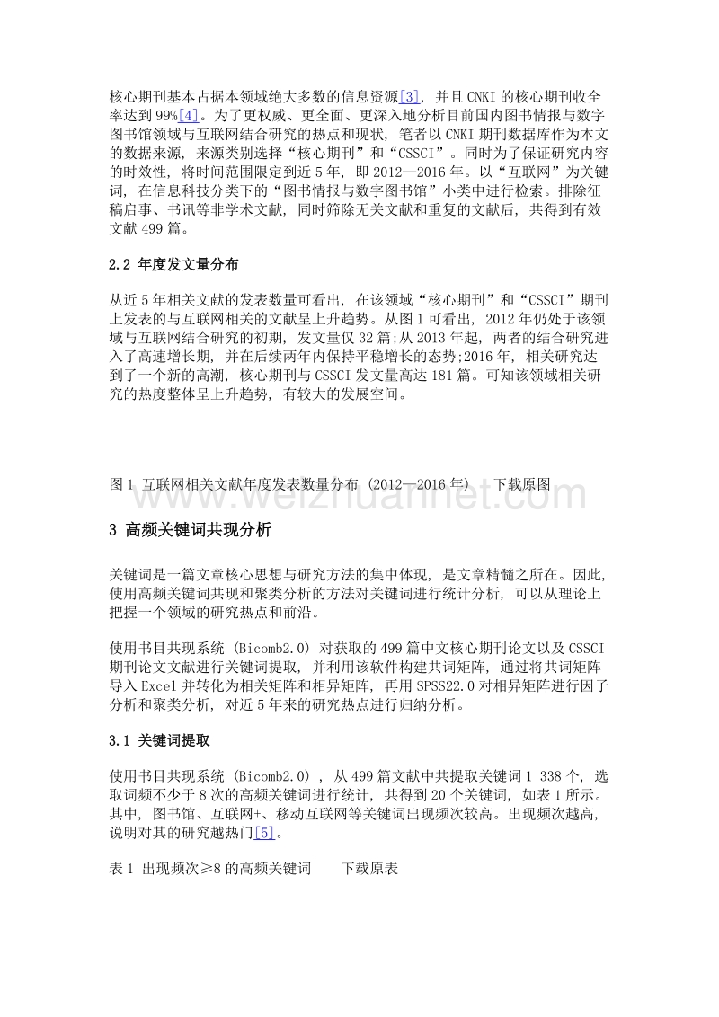 我国图书情报与数字图书馆领域互联网研究热点分析.doc_第3页