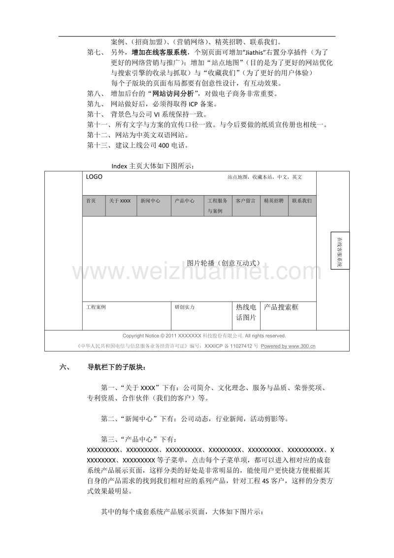 xxx网站规划方案、流程图、项目分解表与计划进度安排.doc_第2页