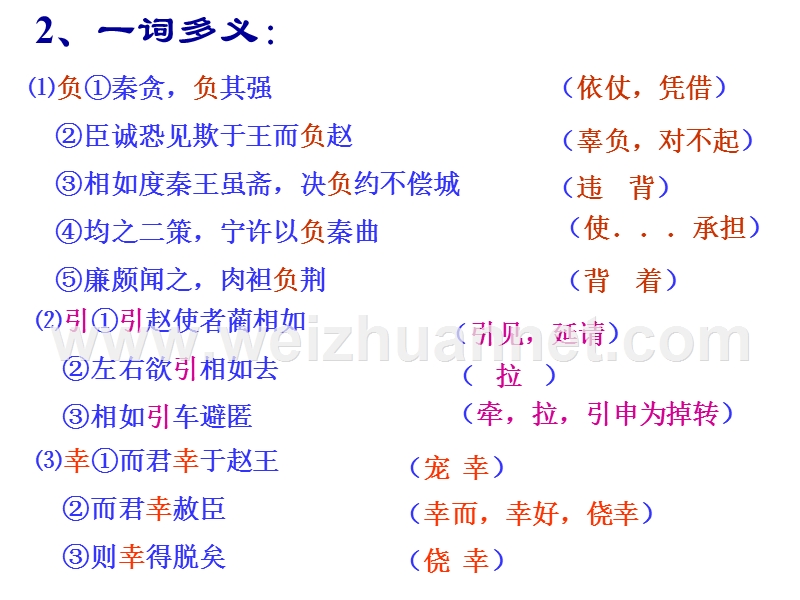 5.2 廉颇蔺相如列传2 课件（苏教版选修7）.ppt_第3页