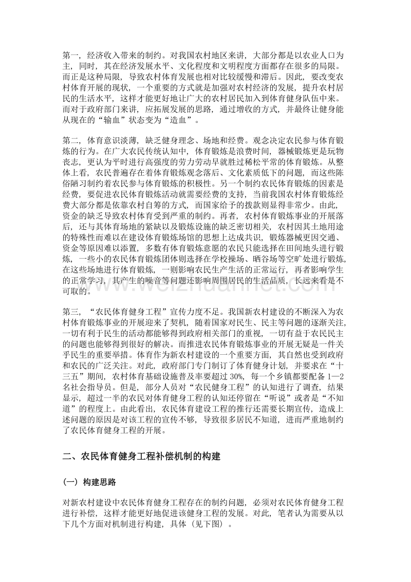 新农村建设下的农民体育健身工程补偿机制研究.doc_第2页