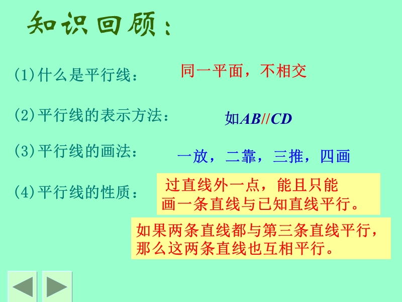 2015春青岛版数学七下9.4《平行线的判定》课件2（共22张ppt）.ppt_第2页