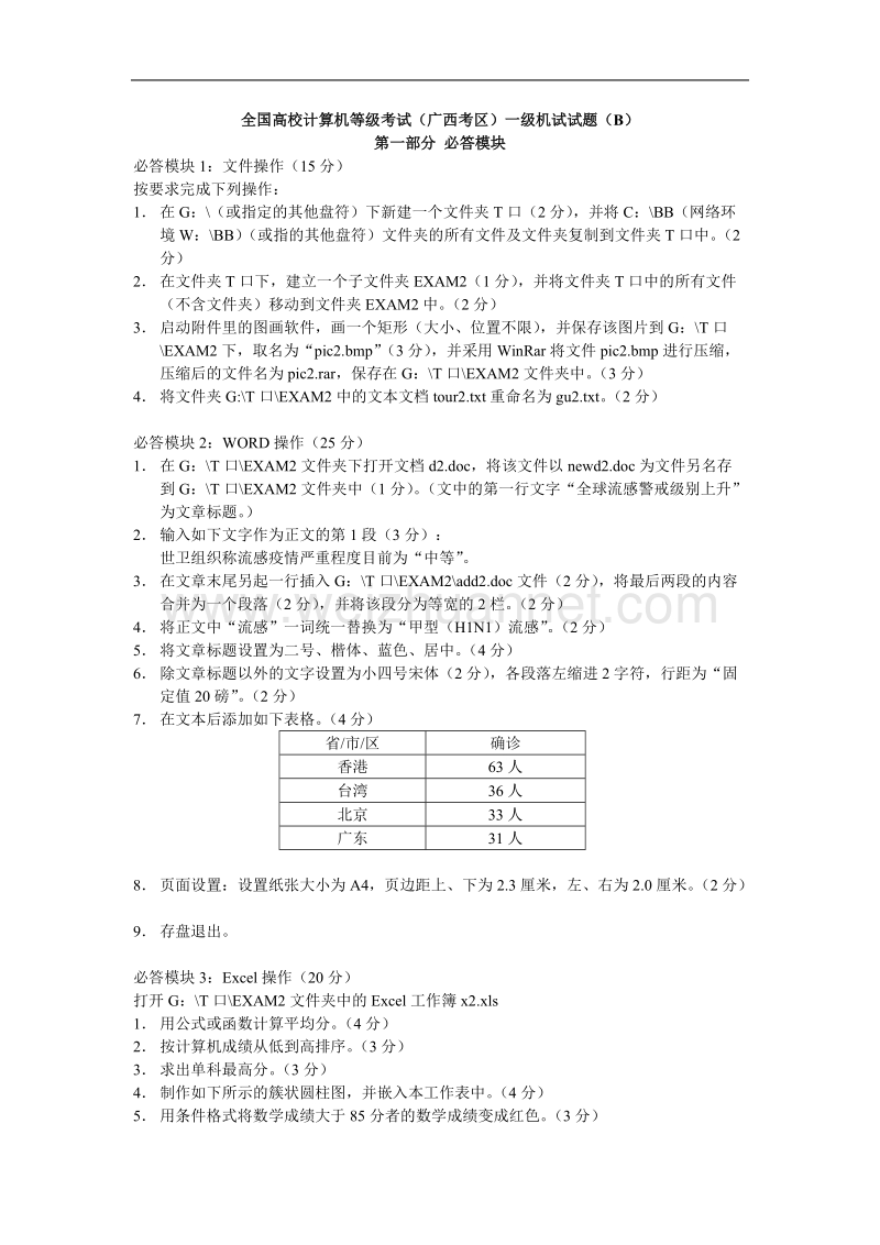 全国高校计算机等级考2.doc_第1页