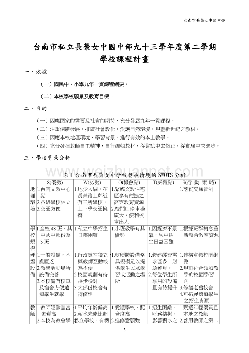 台南市九十三学年度第二学期国民中小学九年一贯课程.doc_第3页