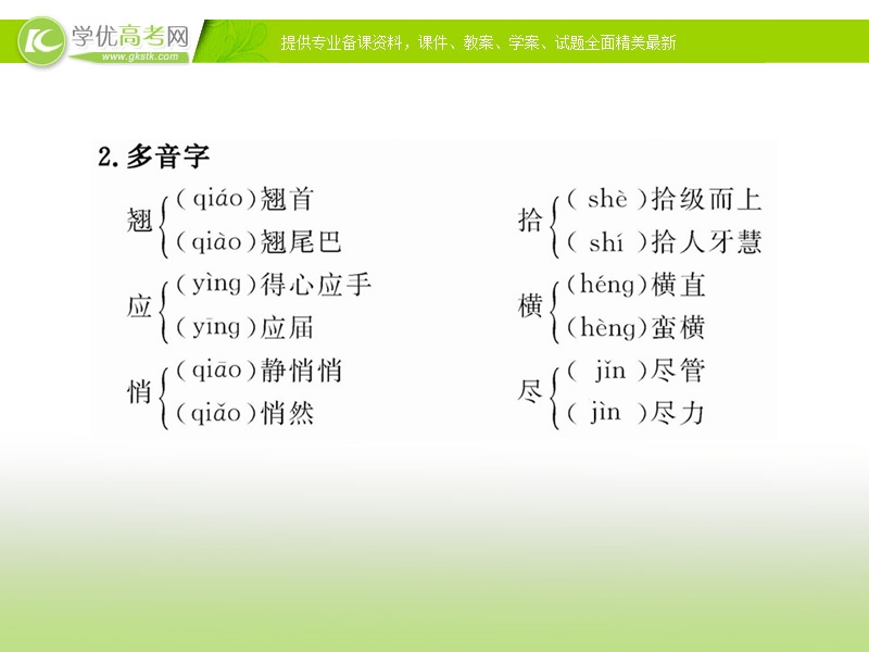 2017版语文（语文版必修1）全程学习方略课件：1.2《落日》.ppt_第3页