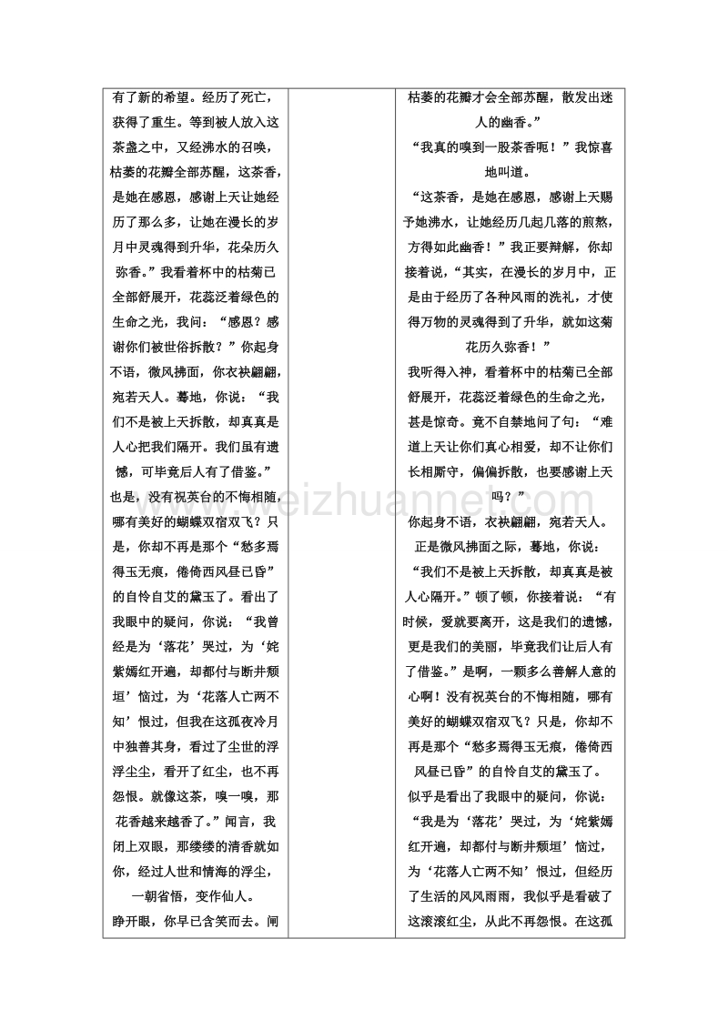 【创新设计】高一语文语文版必修三学案：第四章 万物静观皆自得单元写作 .doc_第3页