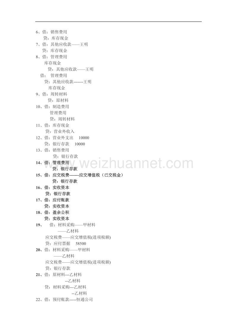 会计基础分录测试大全.doc_第3页