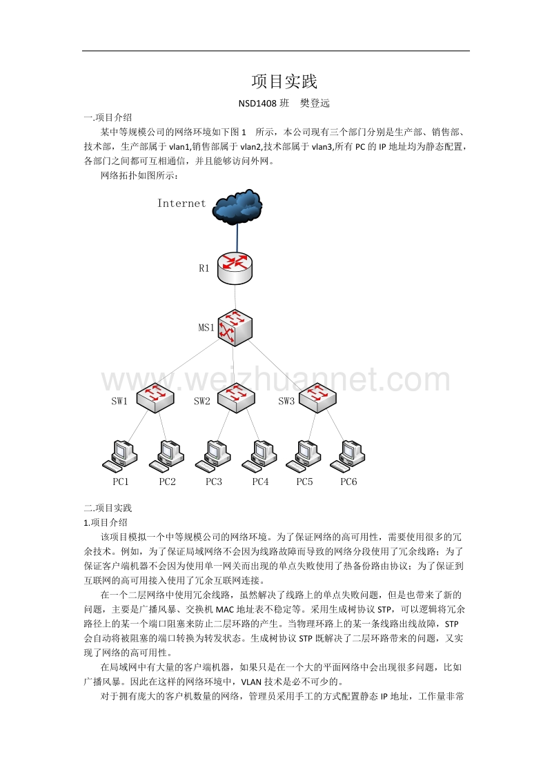 中等规模公司网络构建.docx_第1页