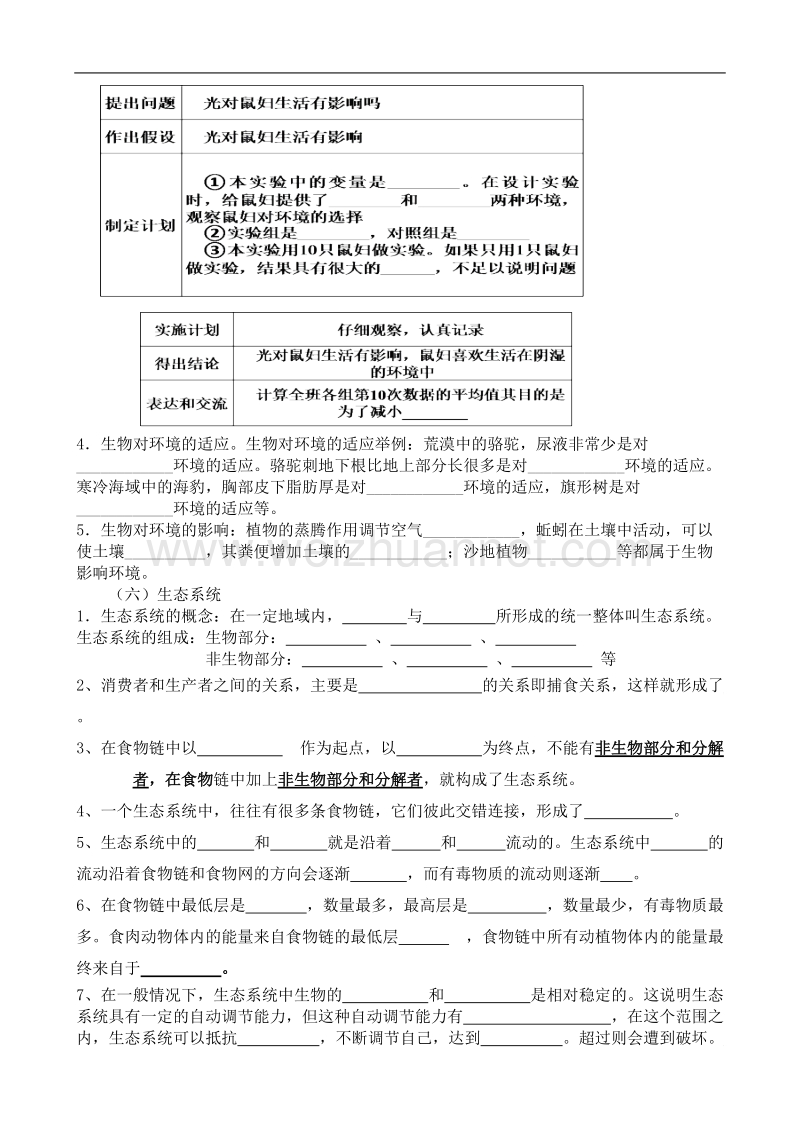 2016年初中学业水平考试生物考点精编.doc_第2页