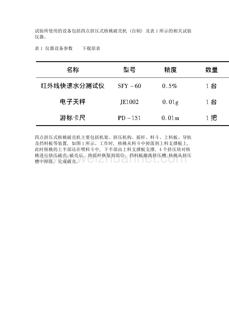 四点挤压式核桃破壳机正交试验.doc_第3页