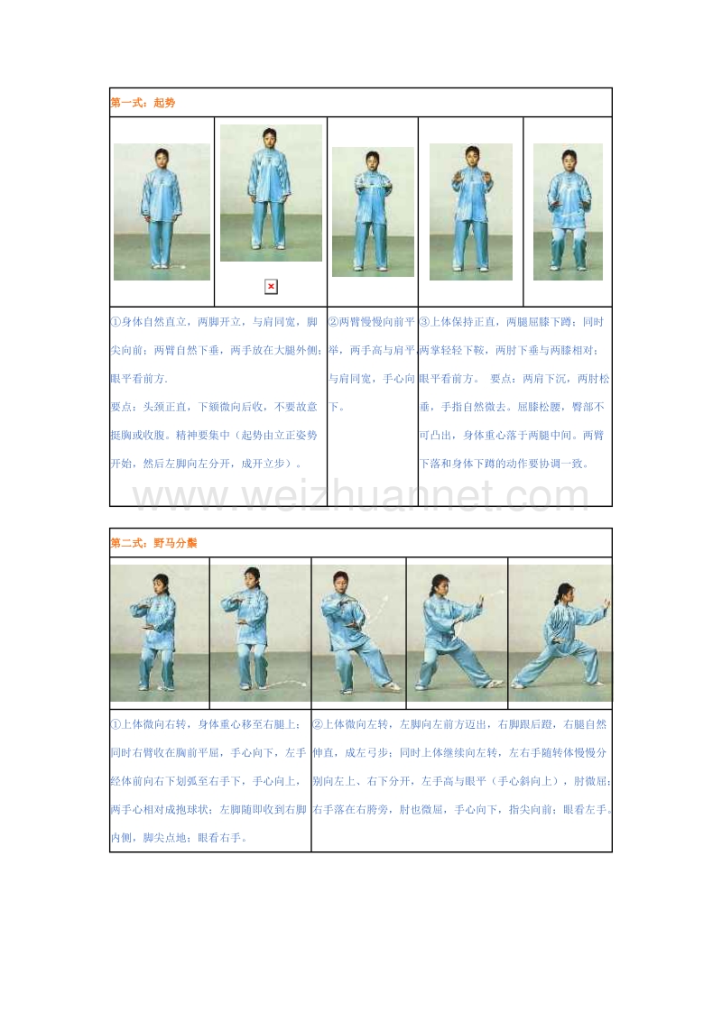 二十四式太极拳示范图解（技术讲解版）.doc_第1页