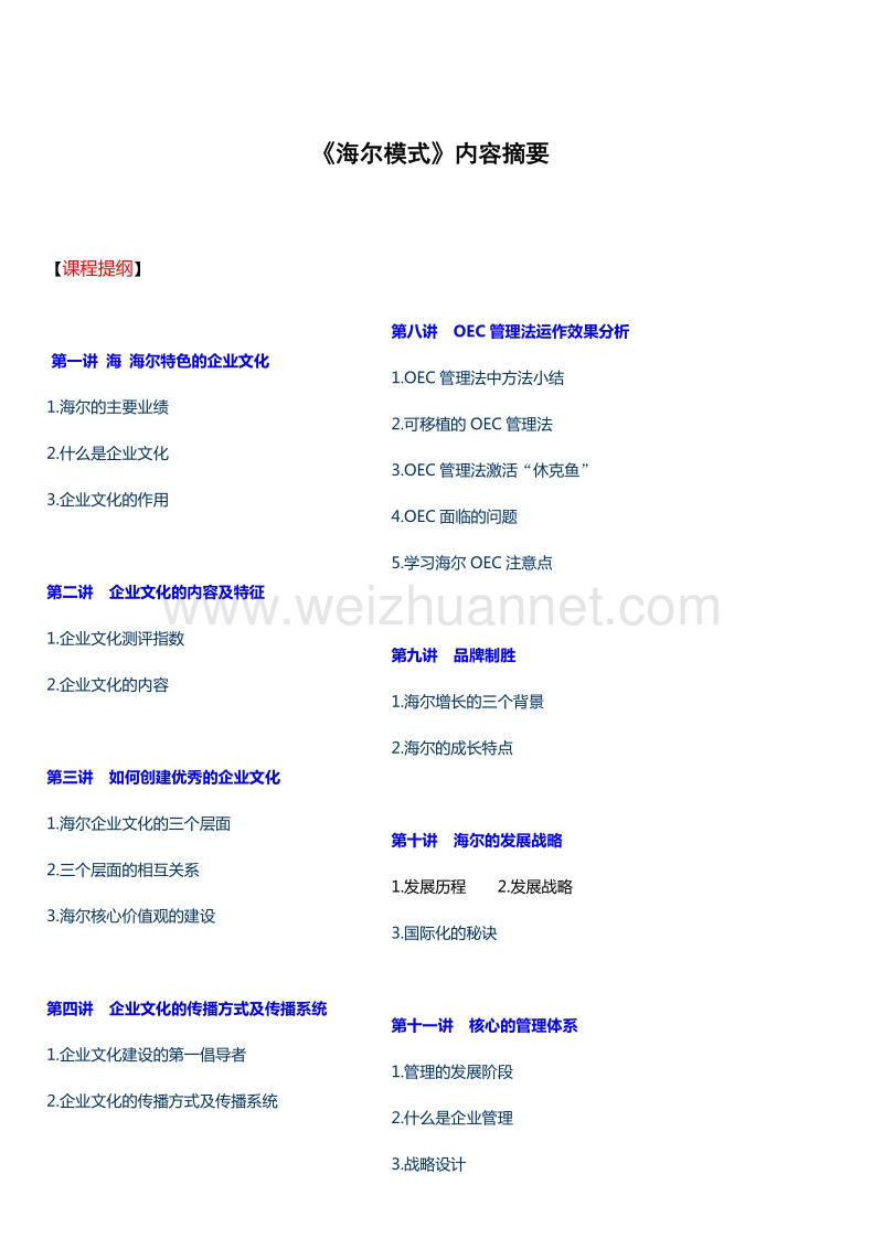 海尔模式——如何打造高绩效团队.doc_第1页