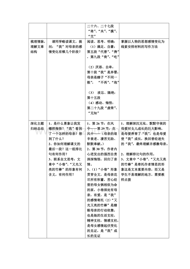 小巷深处教案设计.doc_第3页