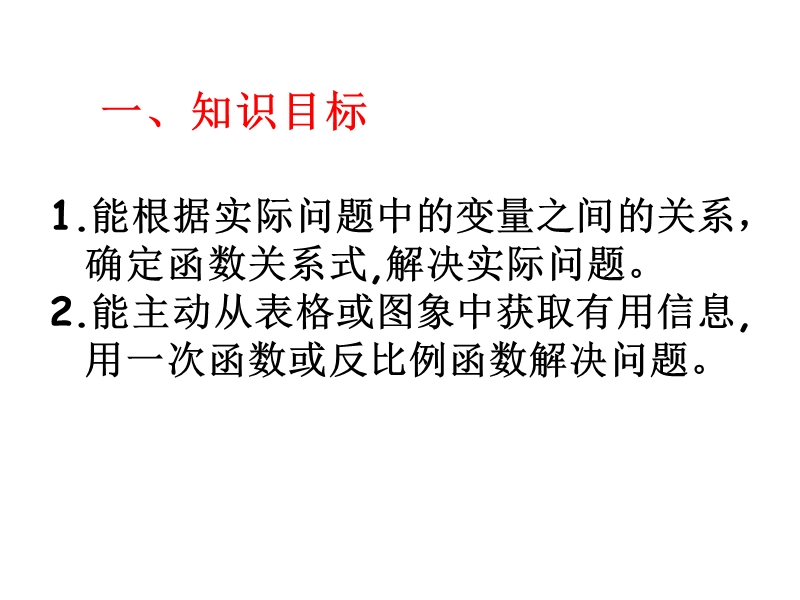 江苏省丹徒区世业实验学校（苏科版）九年级数学一轮复习课件：函数应用1.ppt_第2页