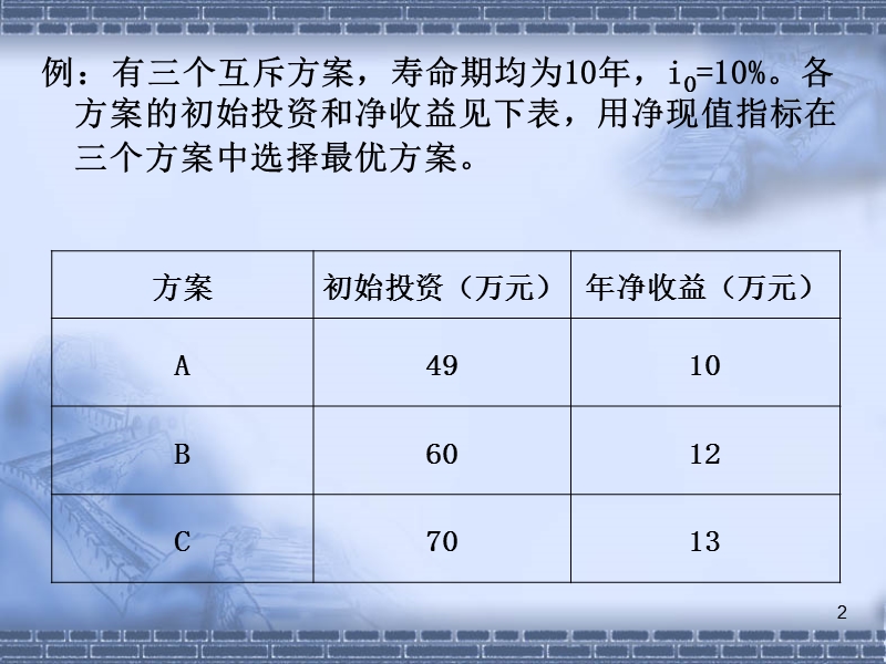 方案比选-习题.ppt_第2页