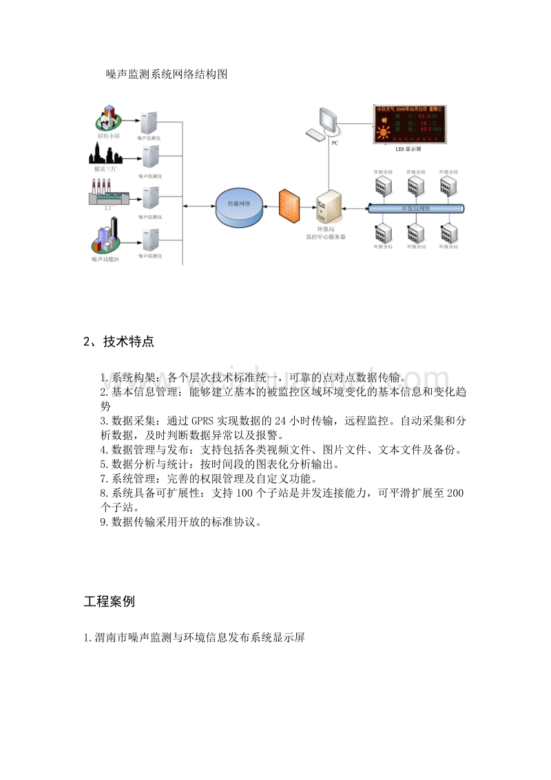 噪声环境监测与信息发布系统技术方案.doc_第2页