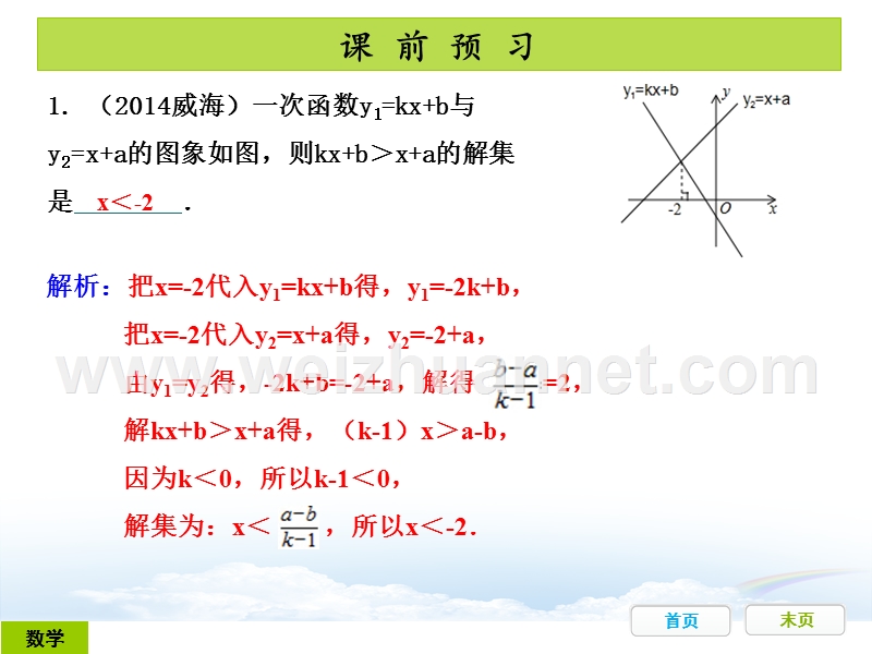 广东省开发区一中人教版2015年初中数学中考复习——第10节：一次函数：第2课时（共19张ppt）.ppt_第2页