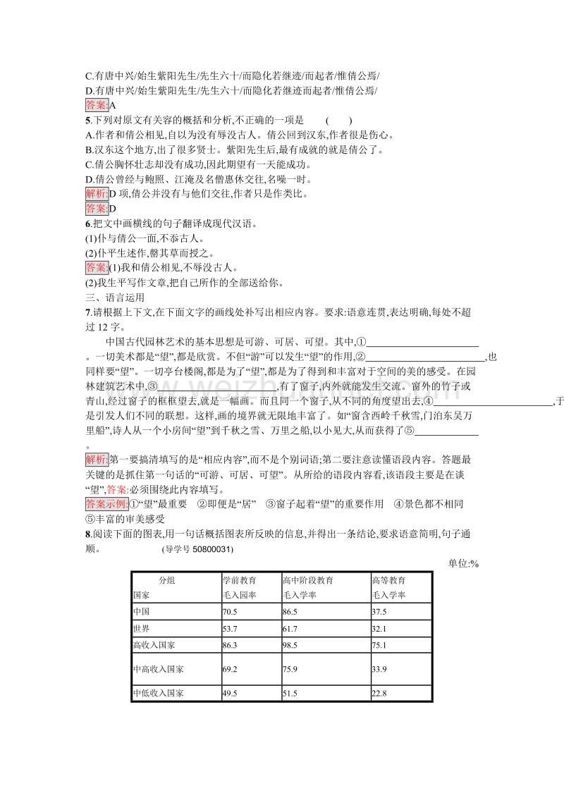 【金牌学案】粤教版语文粤教版选修《唐宋散文选读》练习：16 春夜宴诸从弟桃李园序 word版含解析.doc_第2页