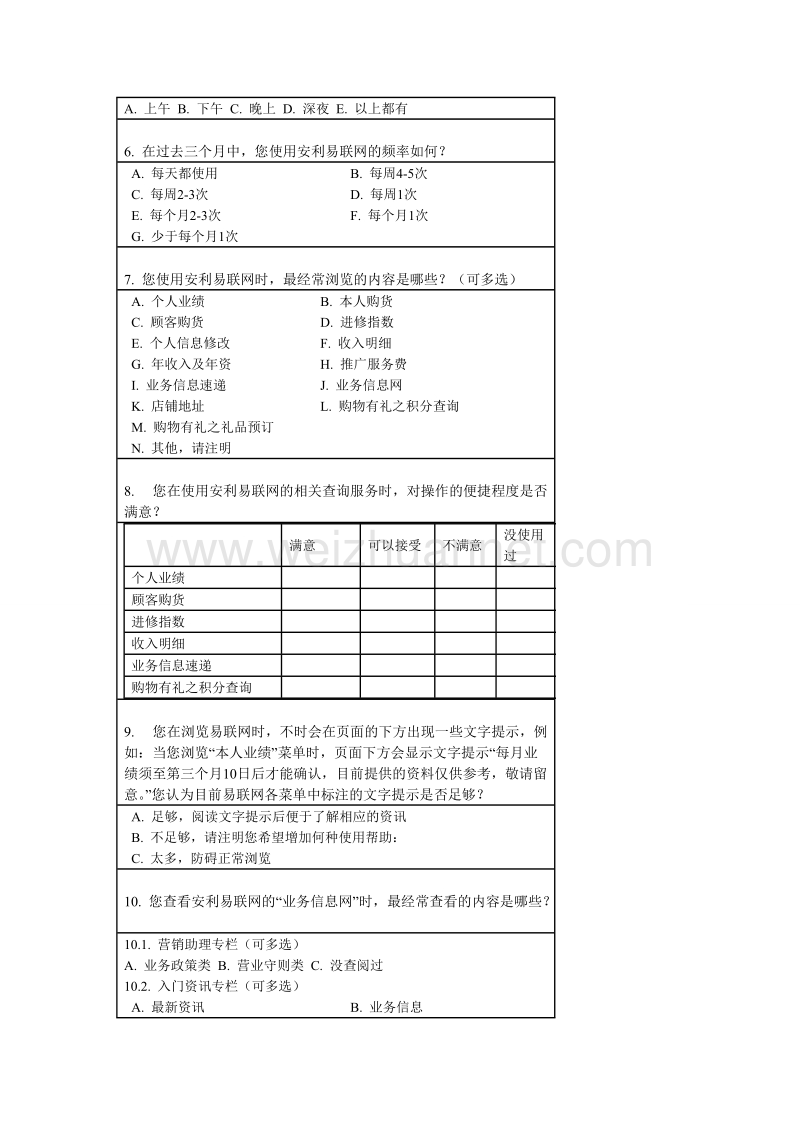 安利易联网调查问卷.doc_第2页