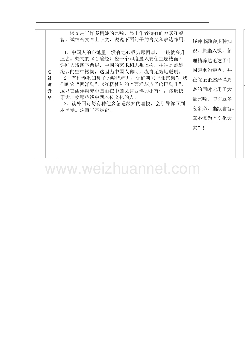 甘肃专用人教版高中语文必修五《谈中国诗》导学案2.doc_第3页