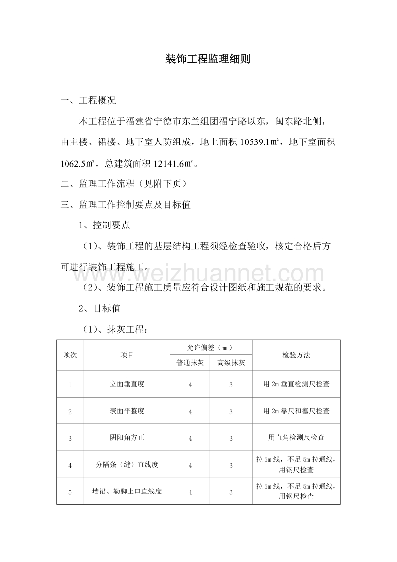 宁德质量检验检测中心装饰工程监理细则.doc_第2页