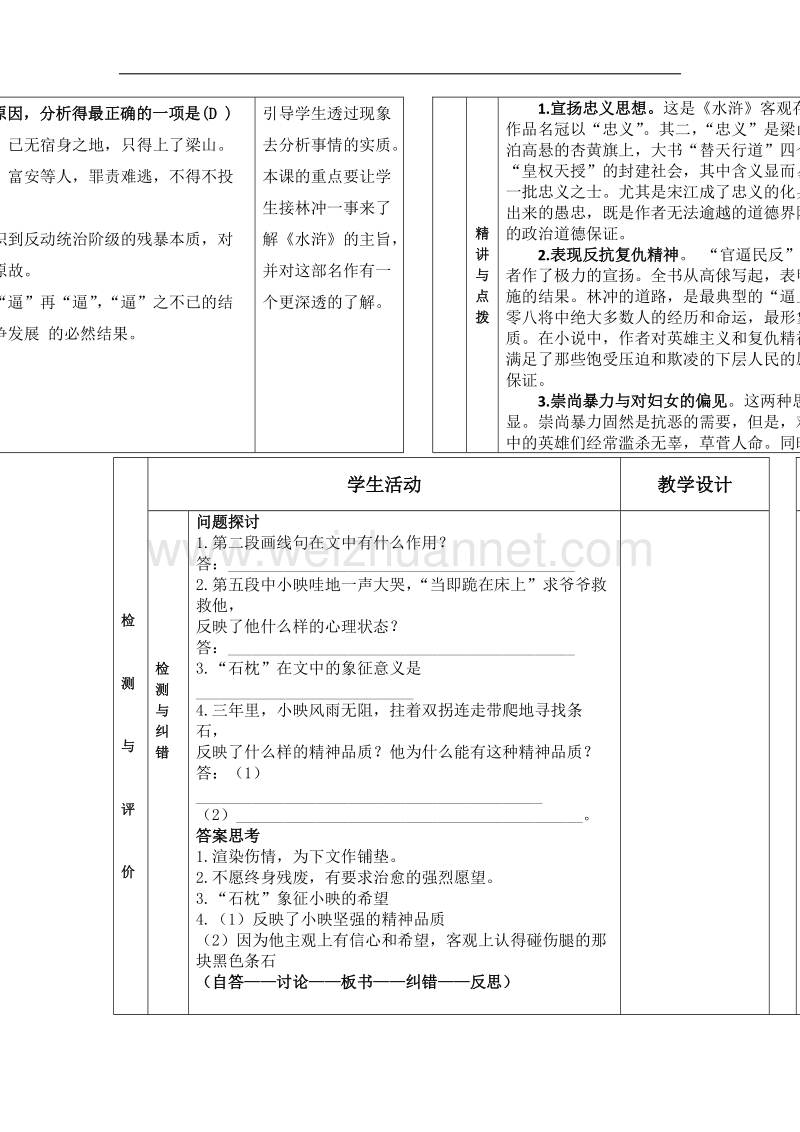 甘肃专用人教版高中语文必修五《林教头风雪山神庙》导学案5.doc_第2页