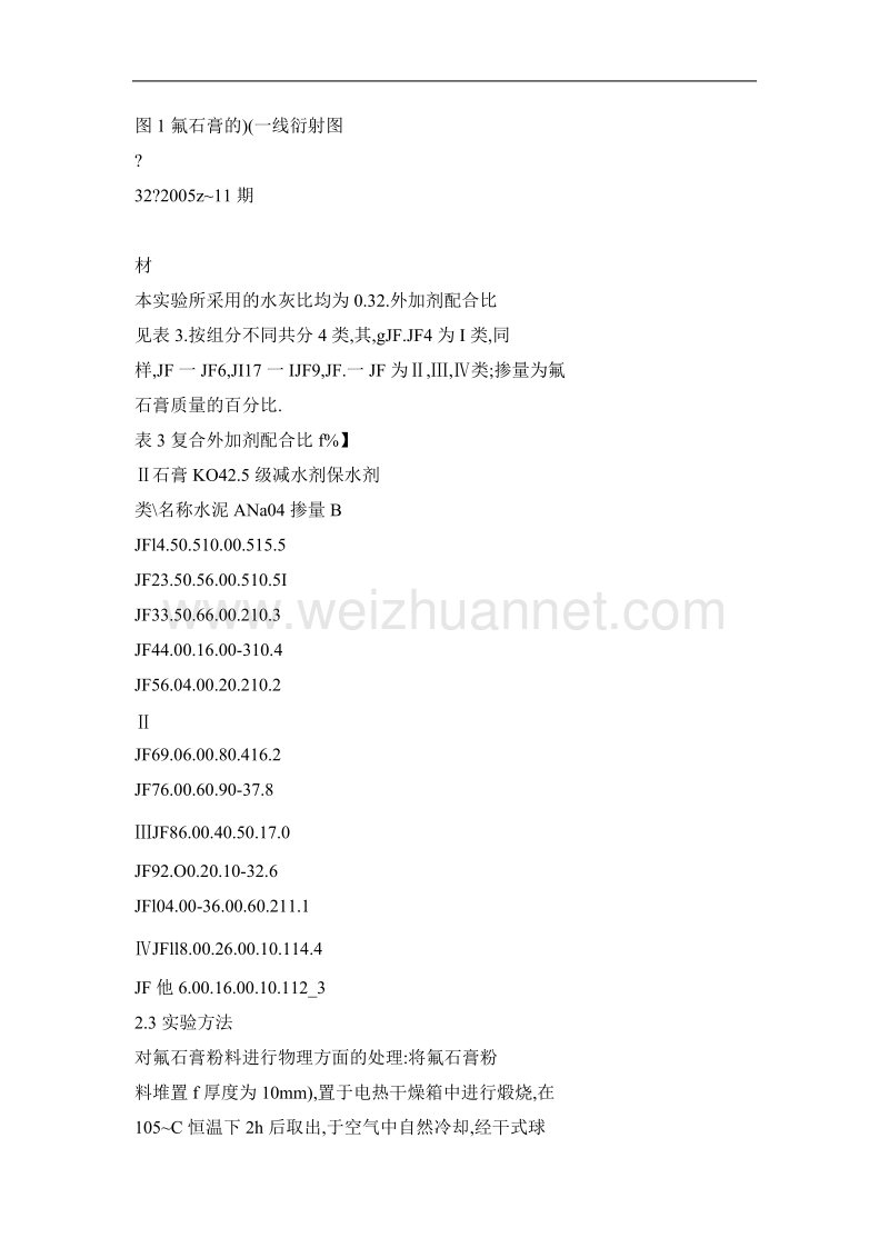 复合外加剂对氟石膏制品强度和泛霜效果影响的研究.doc_第3页