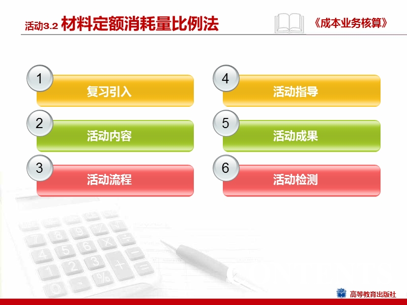 活动3.2-采用材料定额消耗量比例法分配材料费用-【中职-《成本业务核算》(高教社2016年11月版)】.ppt_第2页