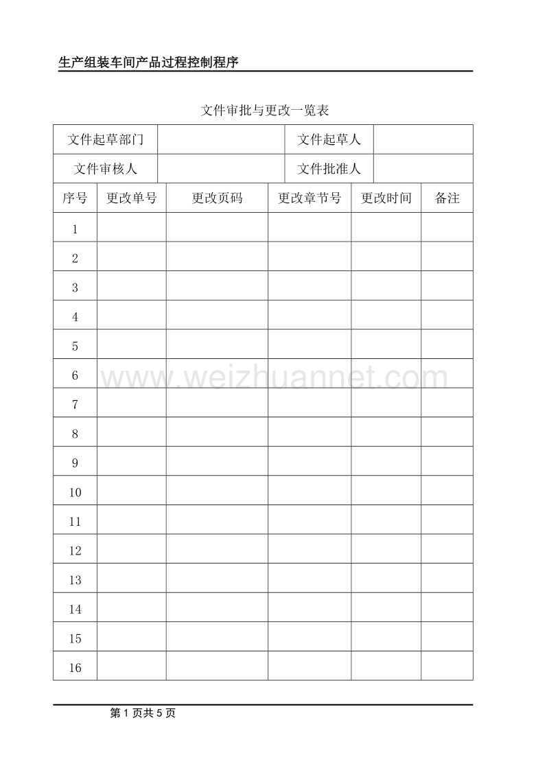 生产组装车间产品过程控制程序.doc_第2页