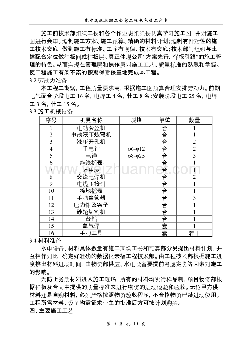 美飒格电气工程施工方案.doc_第3页