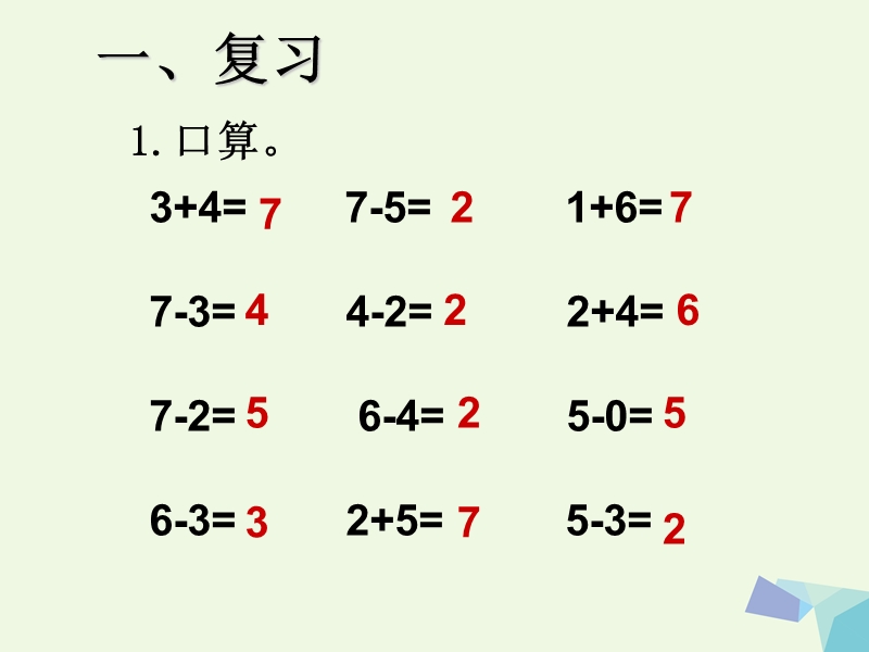 2017年秋一年级数学上册 第五单元 6-10的认识和加减法课件4 新人教版.ppt_第2页