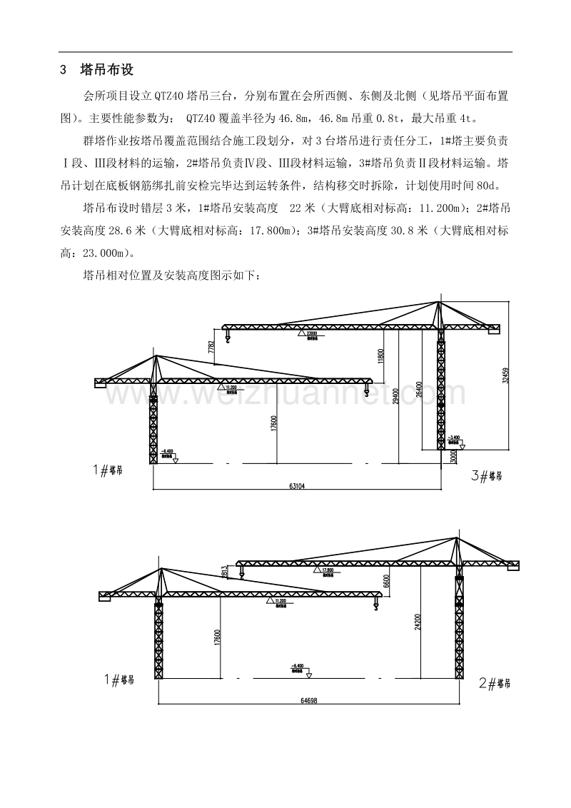 红树林会所工程群塔安全作业施工方案.doc_第3页