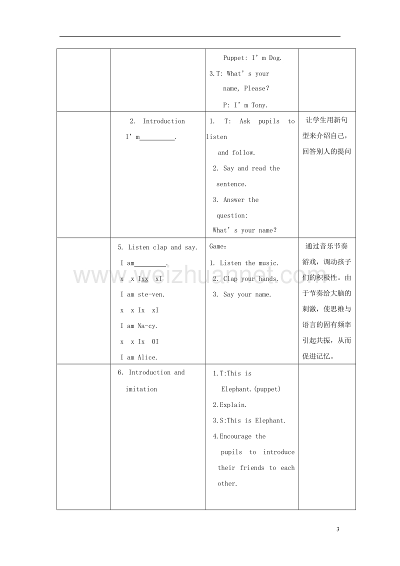 2017年秋一年级英语上册 unit 2 numbers（period 1）教案 沪教牛津版.doc_第3页