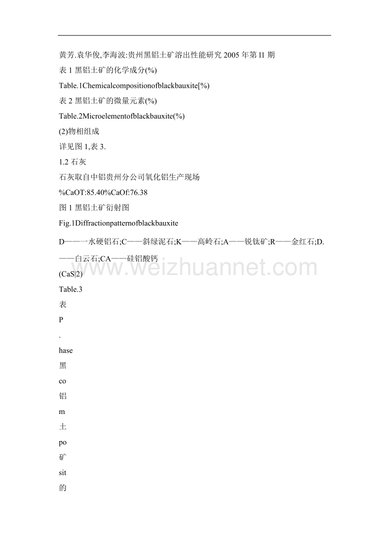 贵州黑铝土矿溶出性能研究.doc_第3页