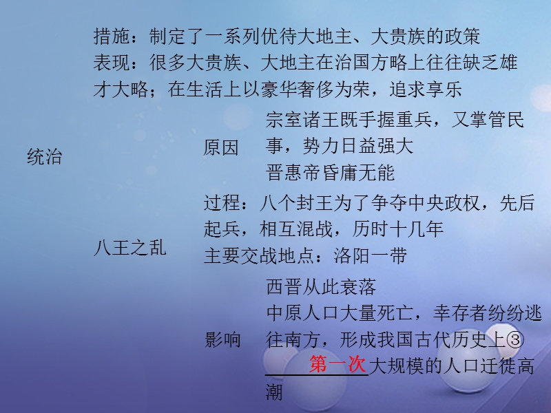 2017_2018学年七年级历史上册第4单元三国两晋南北朝时期政权分立与民族融合第17课西晋的短暂统一和北方各族的内迁课件新人教版.ppt_第3页