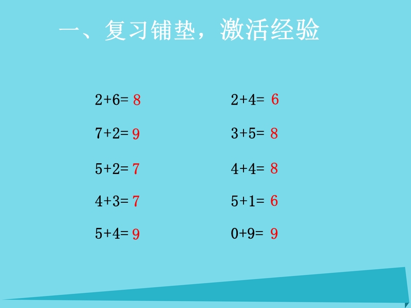 2017年秋一年级数学上册 第5单元 6-10的认识和加减法（10的加减法）课件1 新人教版.ppt_第2页