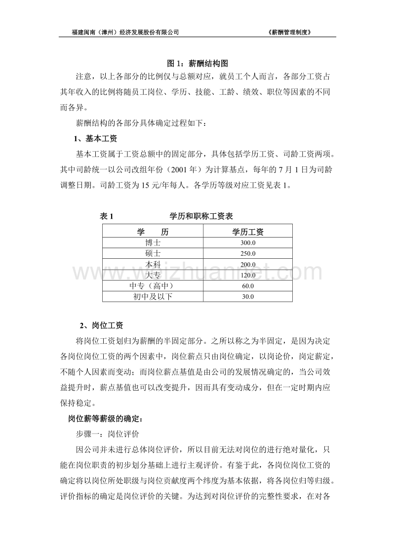 职能部门薪酬设计方案.doc_第3页