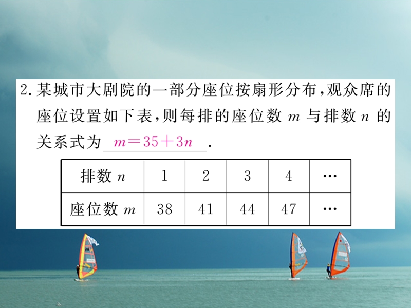 河北省八年级数学下册 19.1 变量与函数 19.1.2 函数的图象 第2课时 函数的表示方法练习课件 （新版）新人教版.ppt_第3页