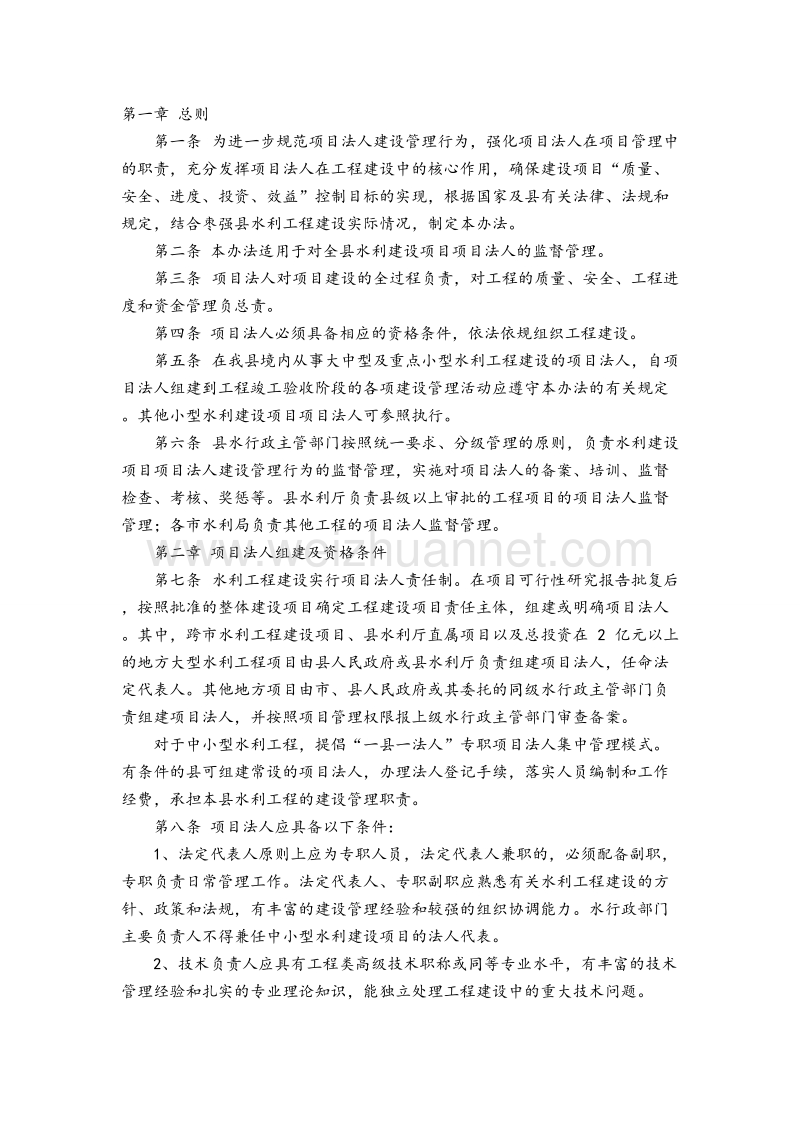 项目法人管理制度.doc_第1页