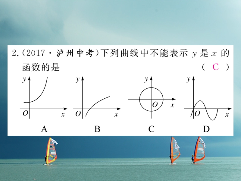 河北省八年级数学下册 19.1 变量与函数 19.1.2 函数的图象 第1课时 函数的图象练习课件 （新版）新人教版.ppt_第3页